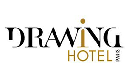 Drawing hotel communicating the museum Paris